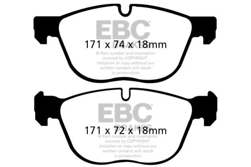 EBC - Front Yellowstuff Pad PN DP41938R
