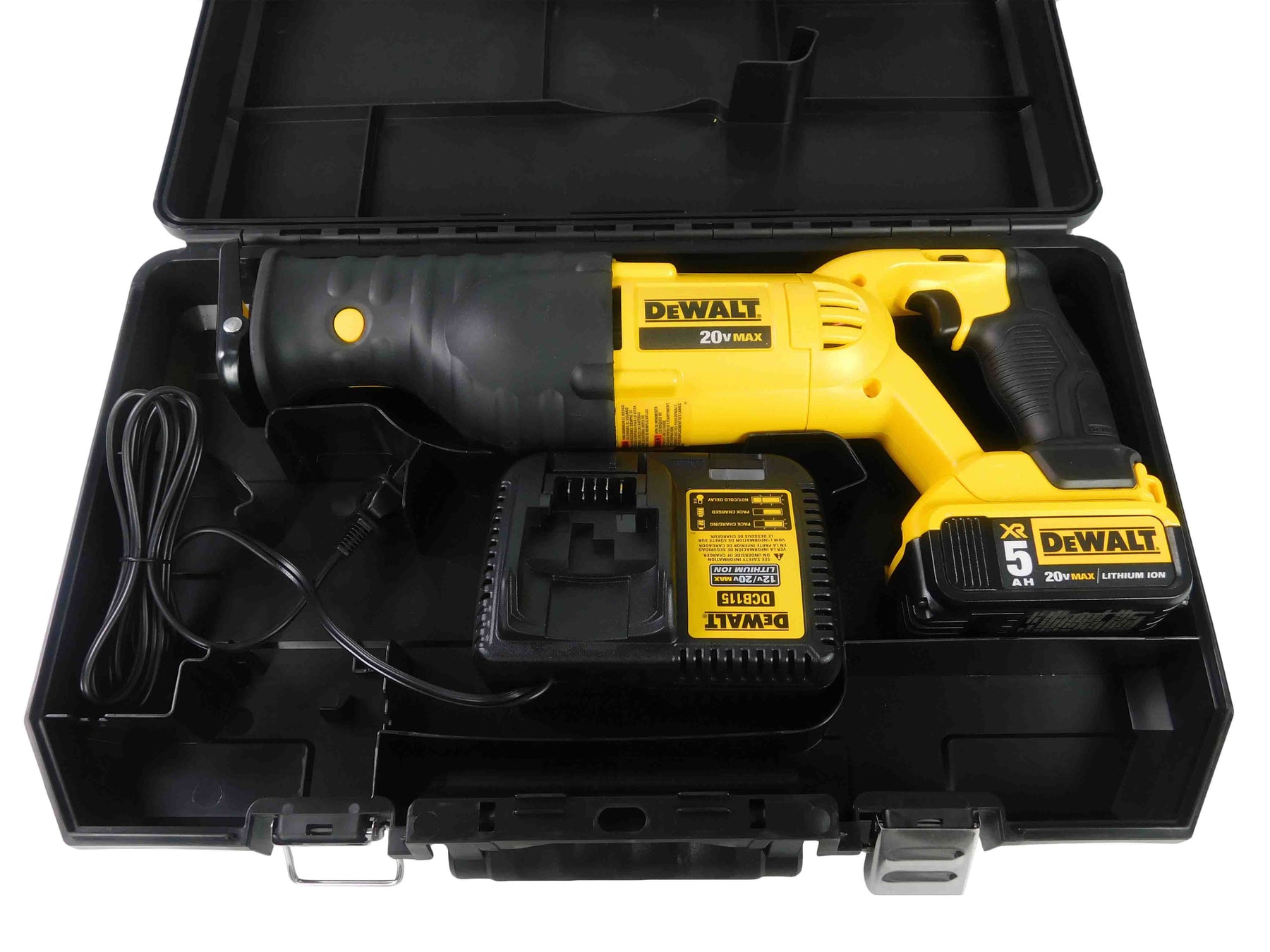 Dewalt DCS380P1 20V MAX Cordless Reciprocating Saw Kit with 5ah Battery, Charger & Case - Product image 2