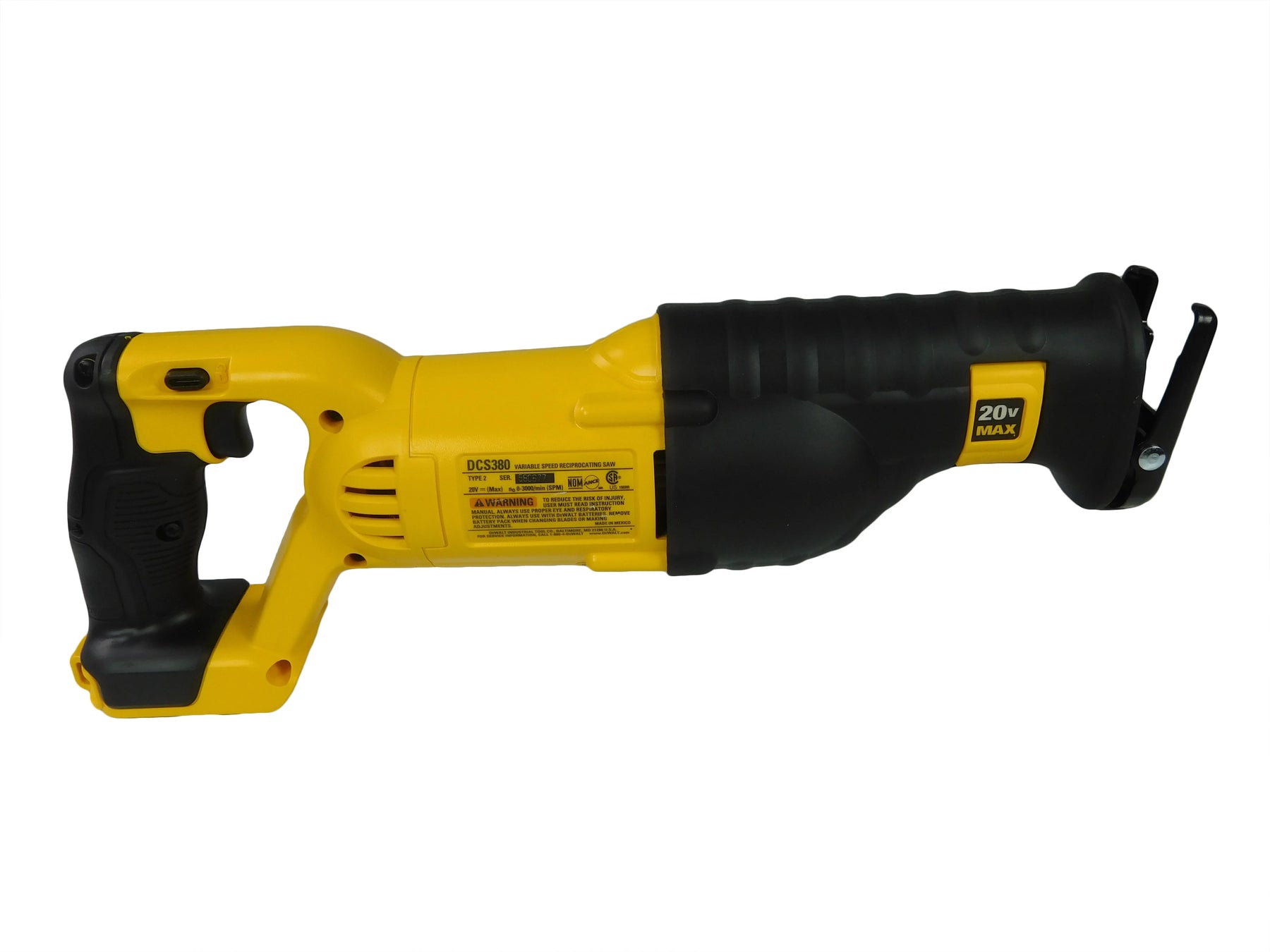 Dewalt DCS380P1 20V MAX Cordless Reciprocating Saw Kit with 5ah Battery, Charger & Case - Product image 6