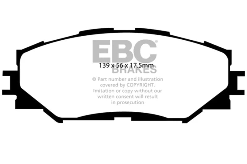 EBC - Front Greenstuff Pad PN DP61791