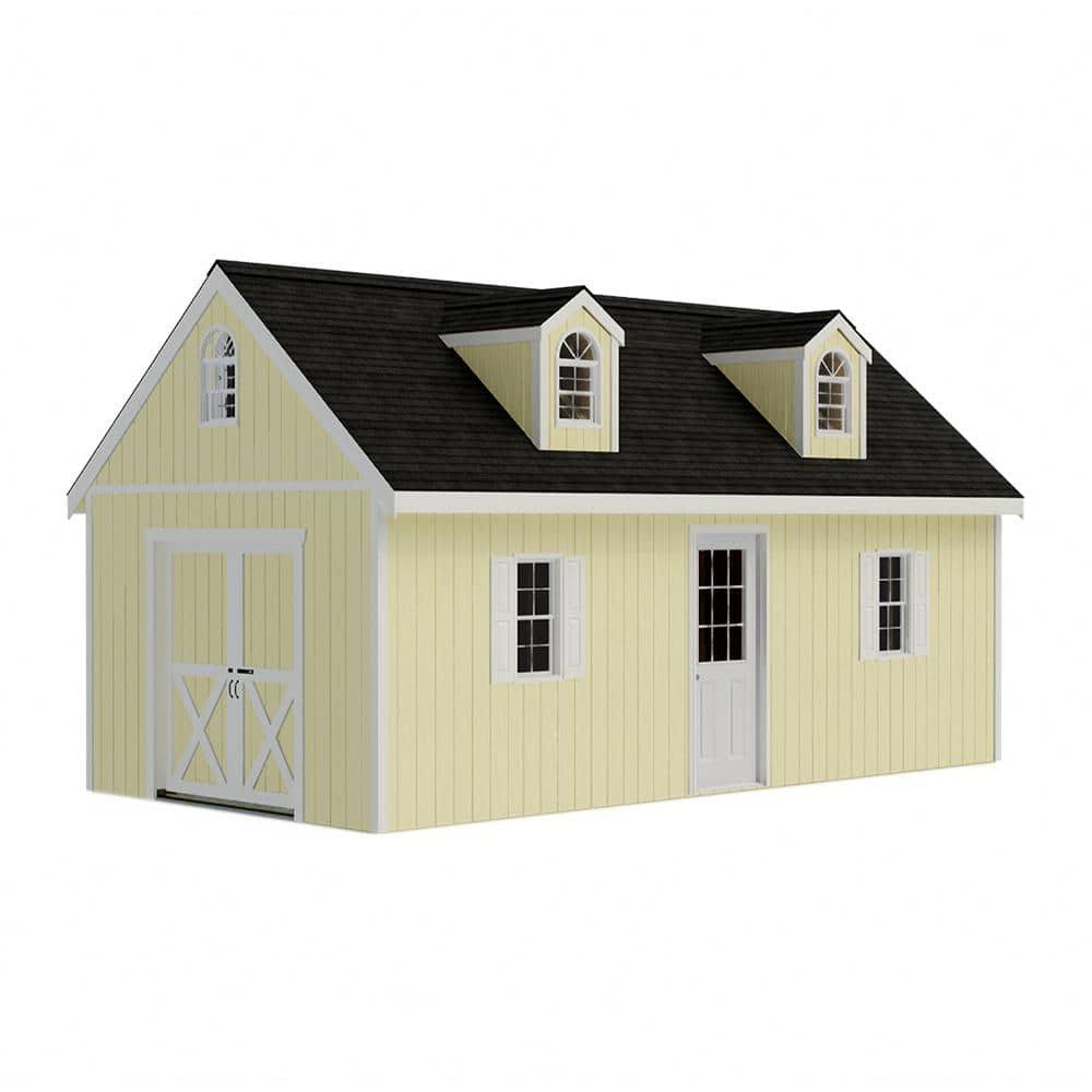 Best Barns Arlington 12 ft. x 24 ft. Wood Storage Shed Kit, Clear - Product image 1