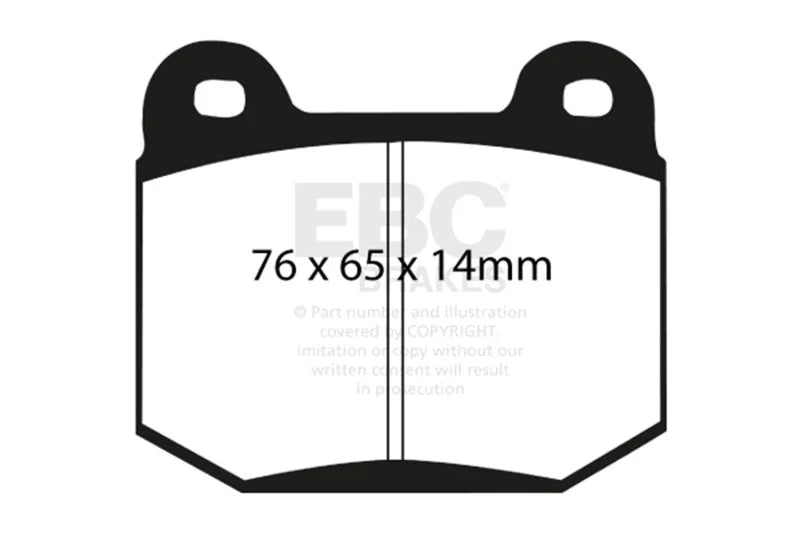 EBC 99-03 Mitsubishi Lancer Evolution 2.0 Turbo Yellowstuff Rear Brake Pads