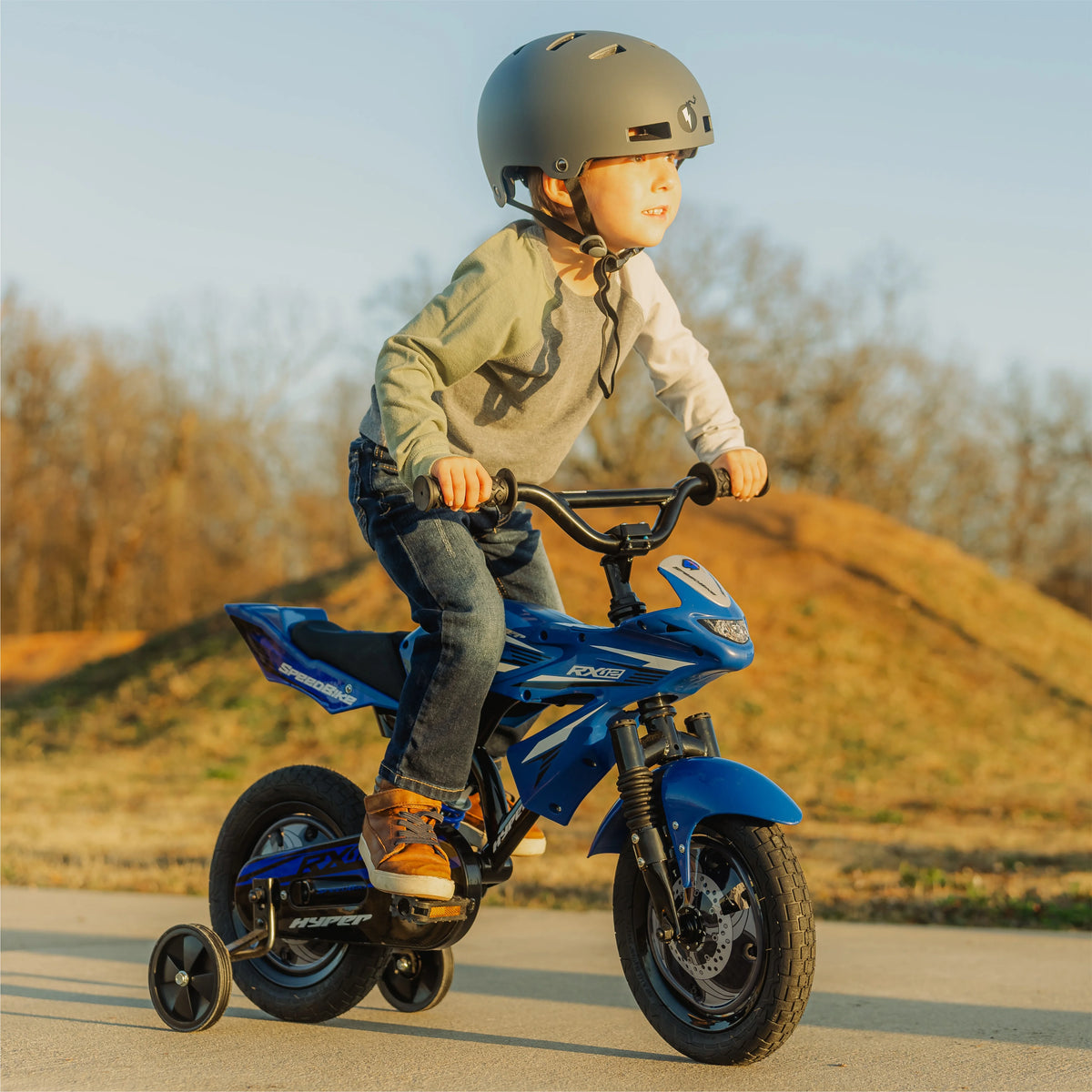 12" Hyper Speed Bike, Childs Bicycle; Kids Ages 2 - 4 Years Old, Blue, Character Group: Speed - Product image 7