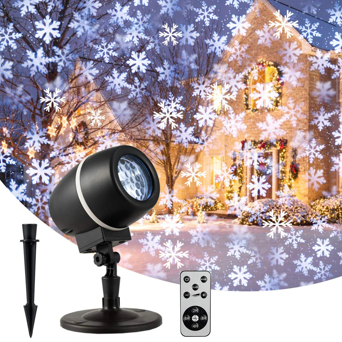 Tangkula Christmas Snowflake LED Projector Lights - Product image 1