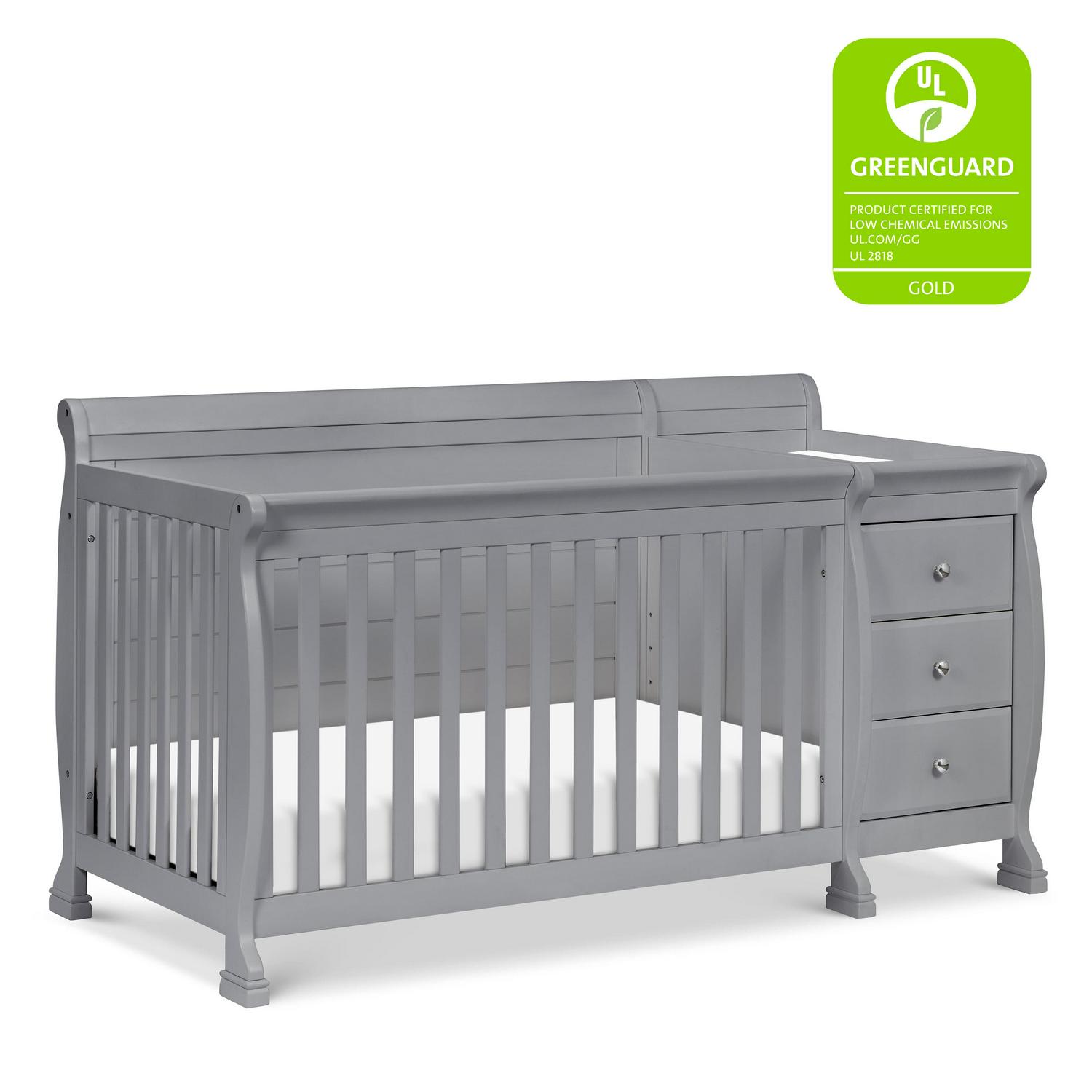 Davinci Kalani 4 - in - 1 Convertible Crib & Changer in Grey - Product image 1