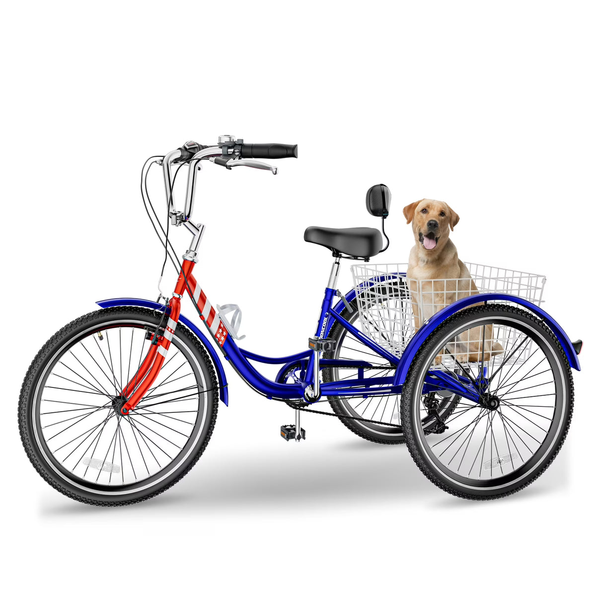 FICISOG 7 Speed Adult Tricycle for Women, 20/24/26 in Adult Trike with Basket - Product image 13