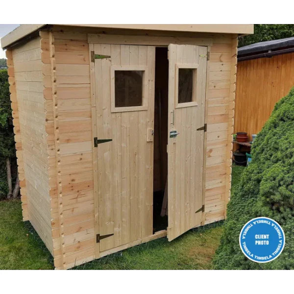 Wooden garden shed L204 x l142 x H200 cm / 2.22 m -