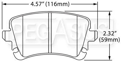 Hawk Performance HB543 Series Brake Pad