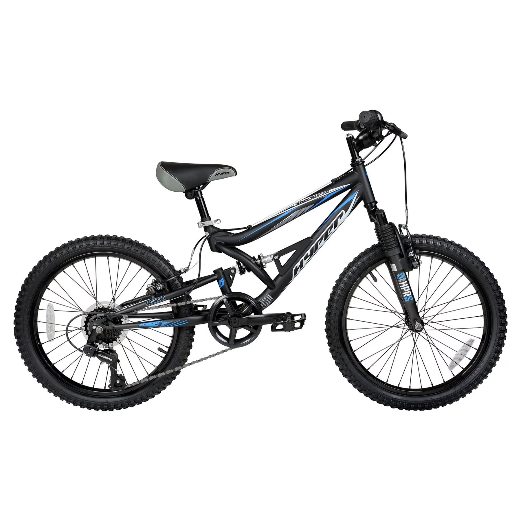 Hyper Bicycles 20" Boys Shocker Mountain Bike, Kids, Black, Recommended Age Group 8 to 13 Years Old - Product image 1