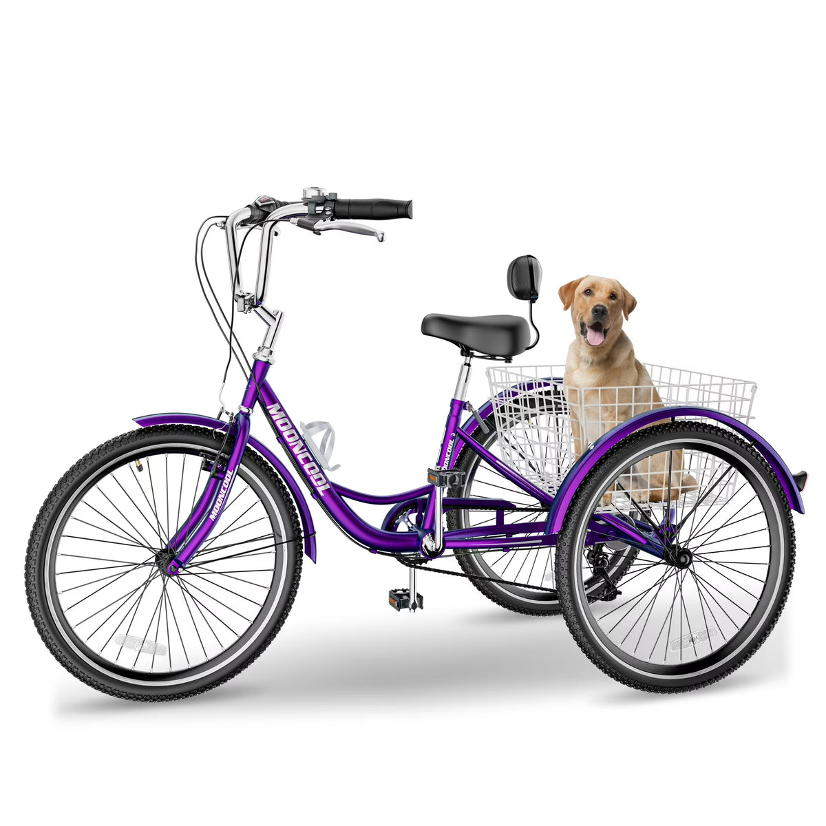 FICISOG 7 Speed Adult Tricycle for Women, 20/24/26 in Adult Trike with Basket - Product image 18
