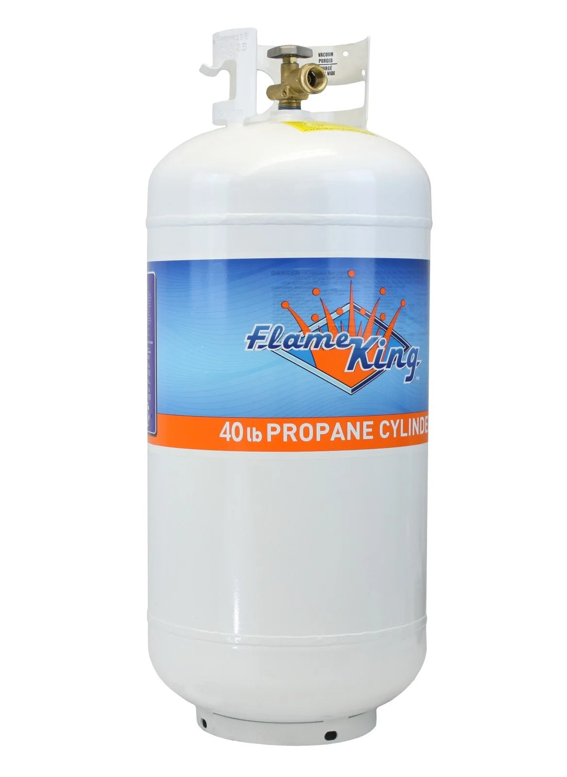 NEW 40 lb Pound Steel Propane Tank Refillable Cylinder with OPD Valve - Product image 5
