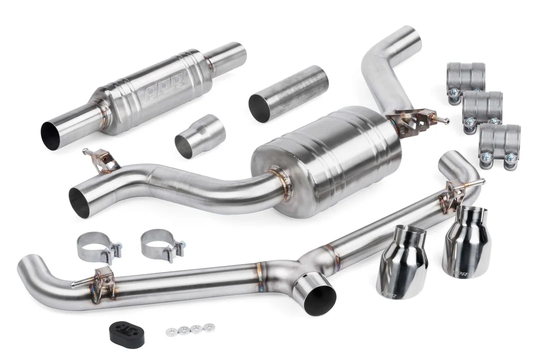 APR Exhaust - Catback System w/ Front Muffler - Mk7 GTI TCR