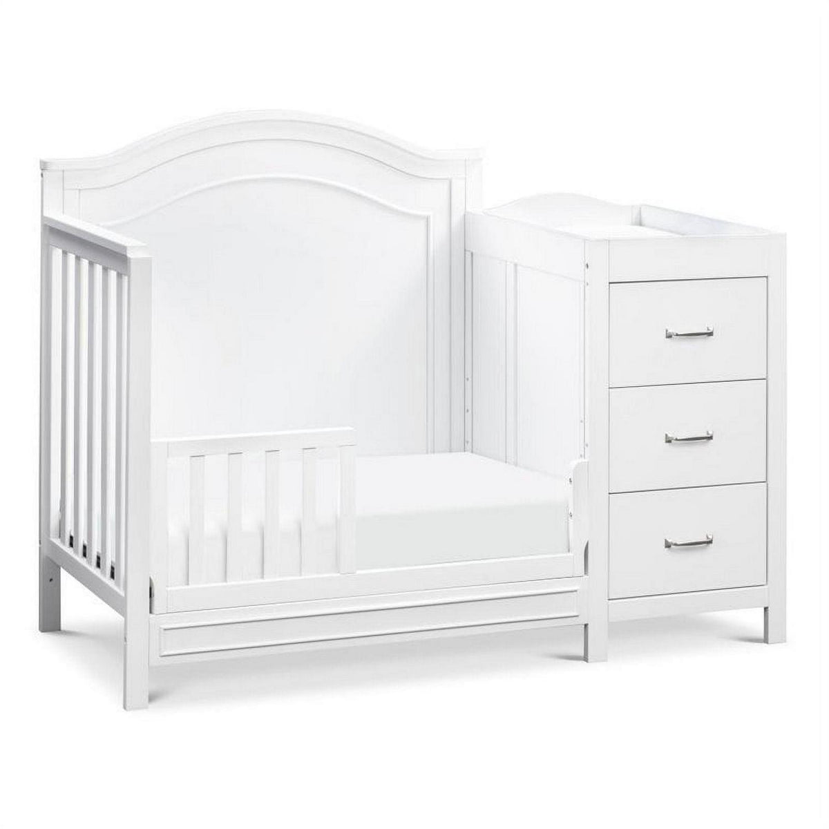 Davinci Charlie 4 - in - 1 Convertible Mini Crib & Changer in White - Product image 9