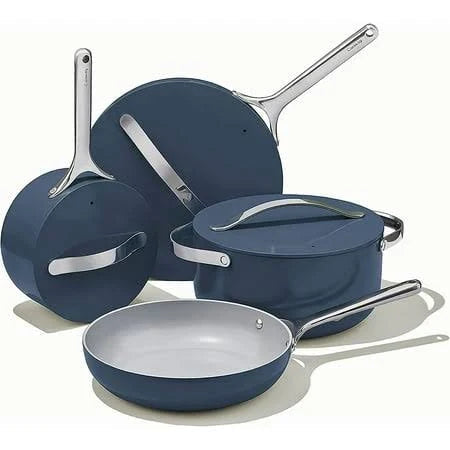 Caraway Nonstick Ceramic Cookware Set (12 Piece) Pots Pans Lids and Kitchen Storage - Product image 1