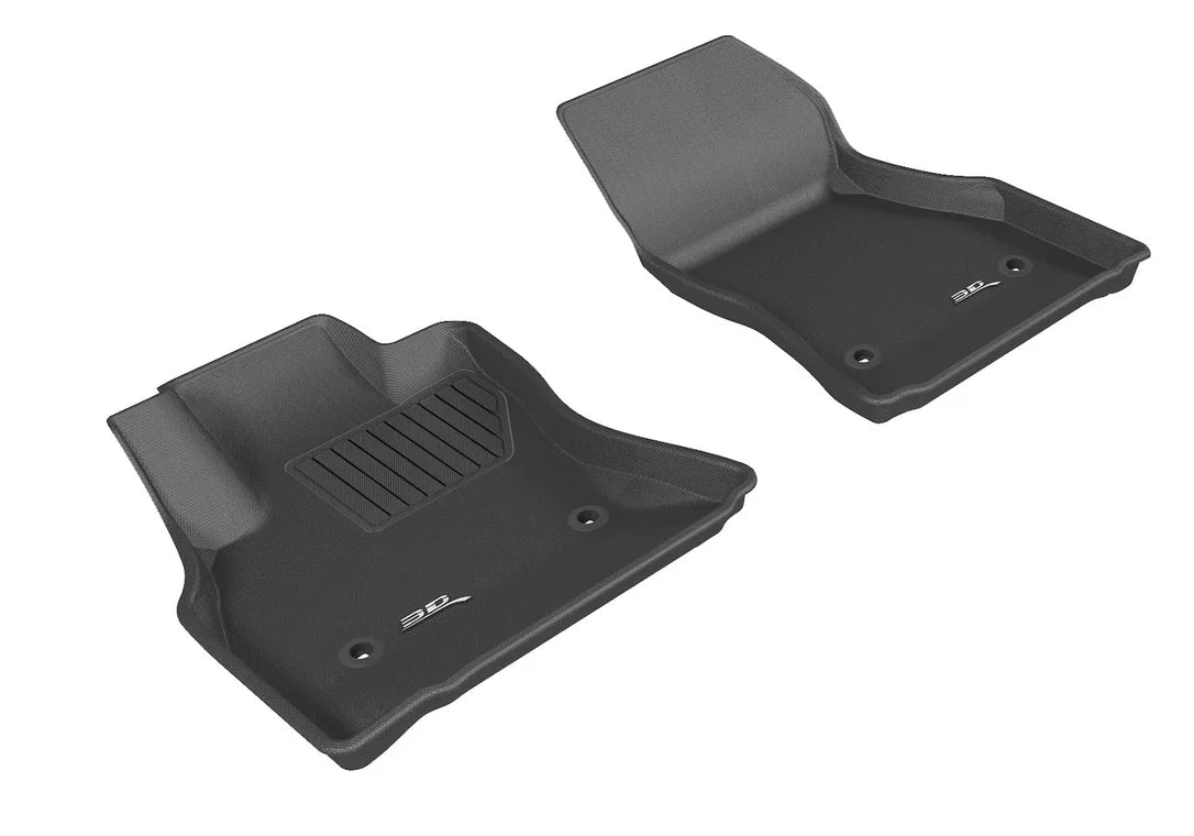 3D MAXpider L1FA00411509 - 2014-2019 Fiat 500L Kagu 1st Row Floormat - Black