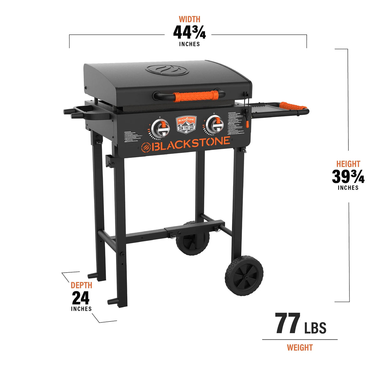 Blackstone on the Go 2 - Burner 22" Cart Griddle with Folding Legs - Product image 3