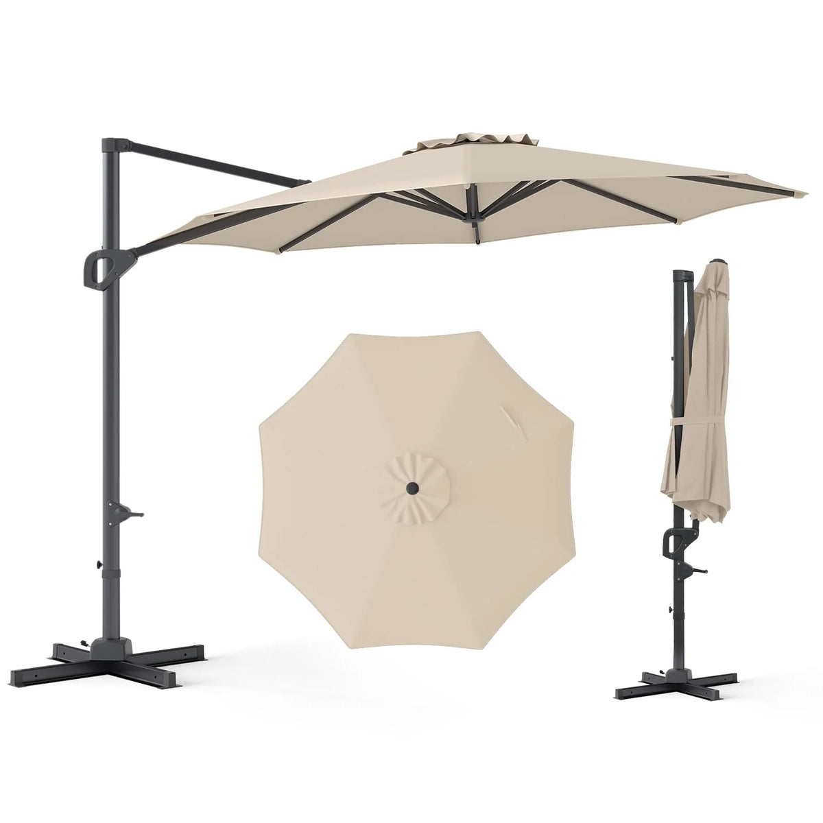 Tangkula 10ft Patio Umbrella with Aluminum Pole - Product image 1