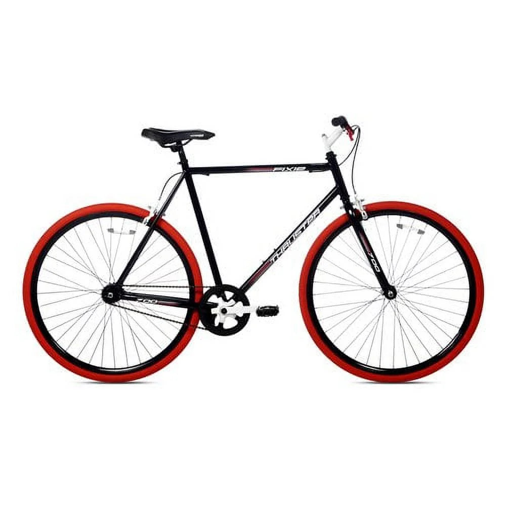 700c Kent Fixie Men'S Bike, Adult, Ages 13 and up, Black/Red - Product image 2