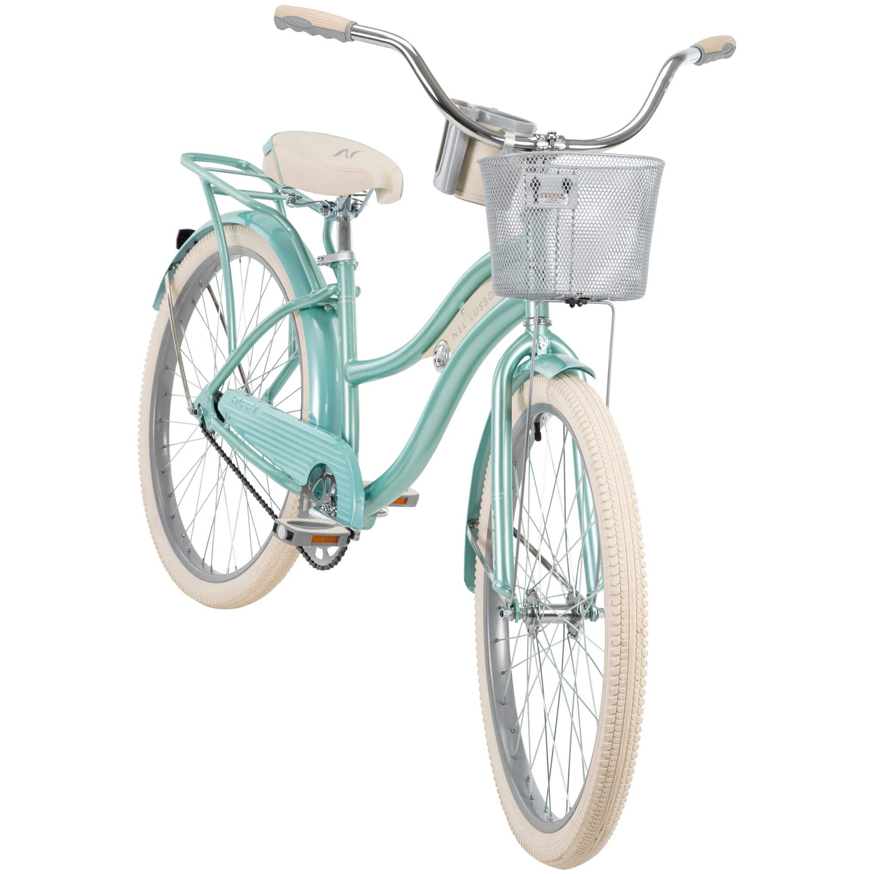 26 In. Nel Lusso Women'S Classic Beach Cruiser Bike, Mint Green - Product image 10