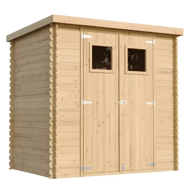 Wooden garden shed L204 x l142 x H200 cm / 2.22 m -