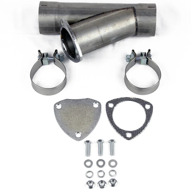 Granatelli Manual Exhaust Cutout - Aluminized Mild Steel - Slip Fit 304525