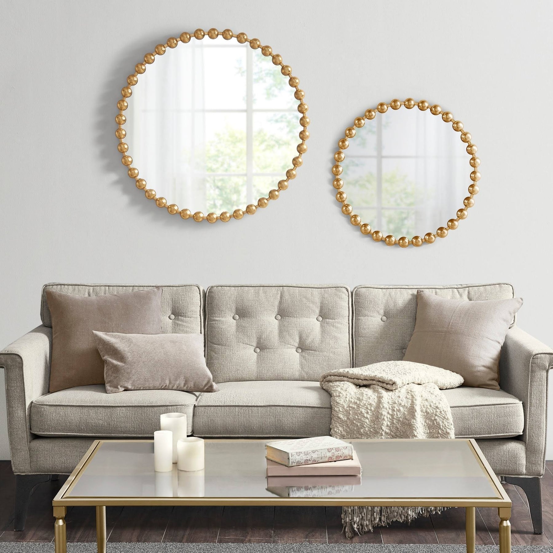 Madison Park Signature Marlowe Wall Mirror, Gold - Product image 1