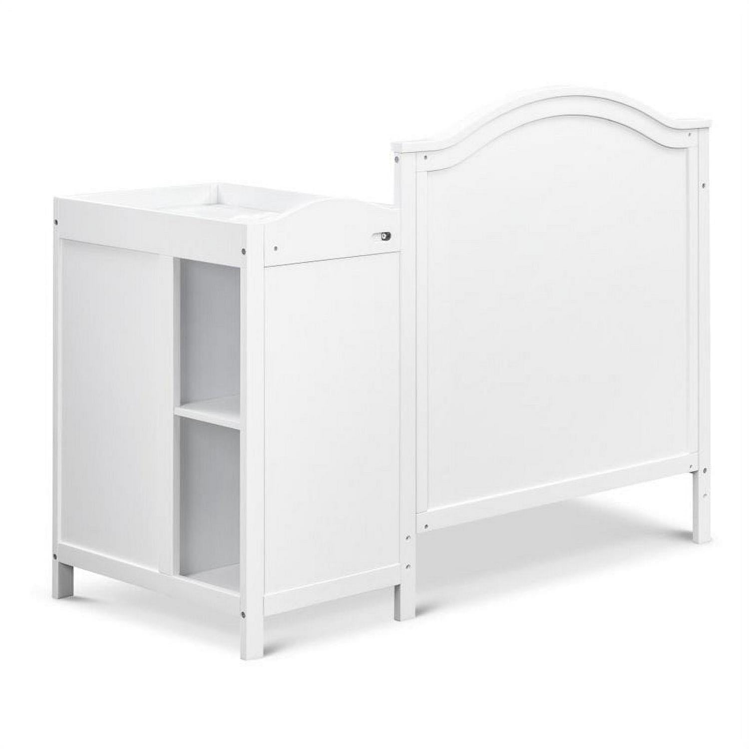 Davinci Charlie 4 - in - 1 Convertible Mini Crib & Changer in White - Product image 5