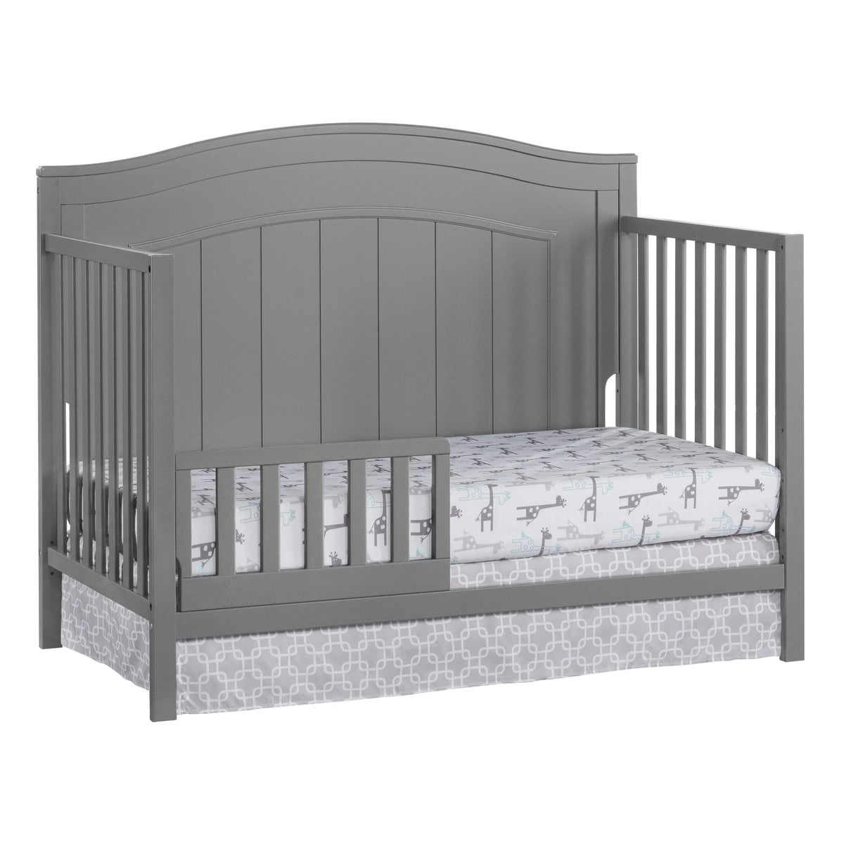 Oxford Baby North Bay 4 - in - 1 Convertible Crib, Snow White, GREENGUARD Gold Certified, Wooden Crib - Product image 14