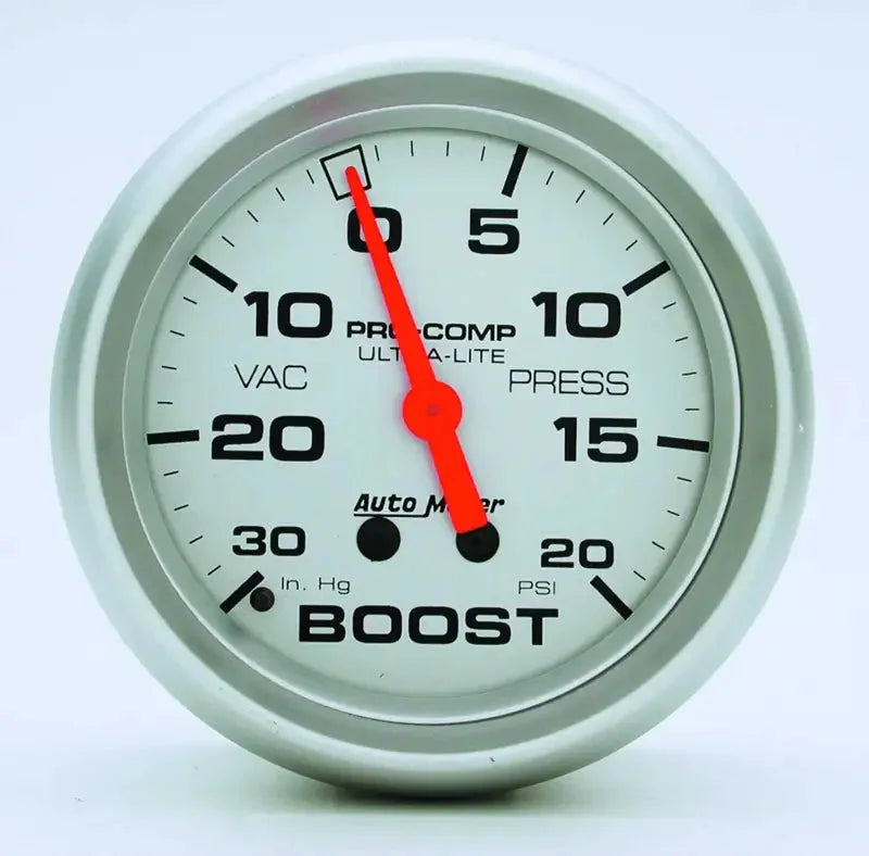 4401 Auto Meter Products Gauge Boost/ Vacuum 2-5/8 Inch