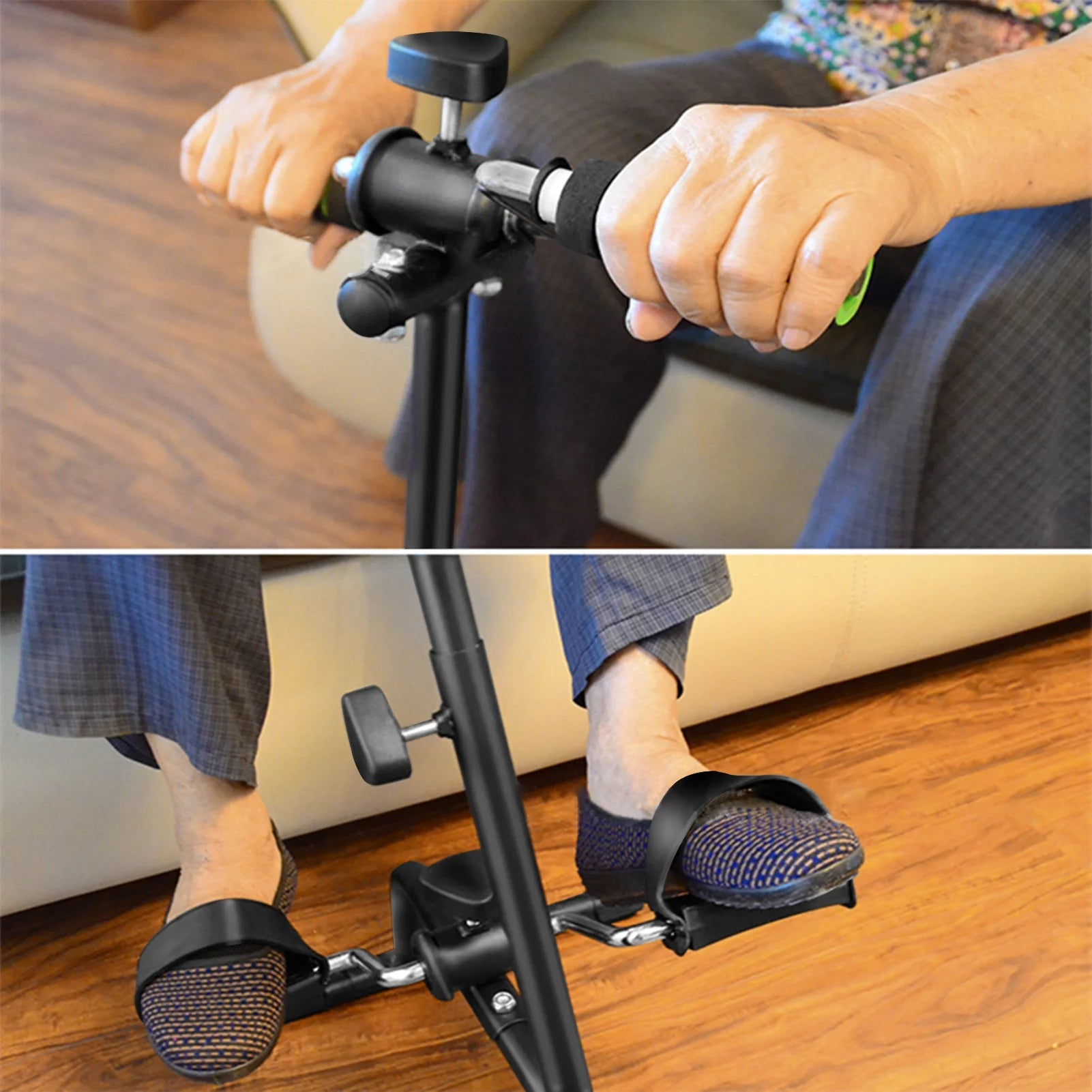 Mwptoo Elderly Exercise Bike, Pedal Exerciser Bike, Hand Arm Leg Knee Peddler - Product image 8