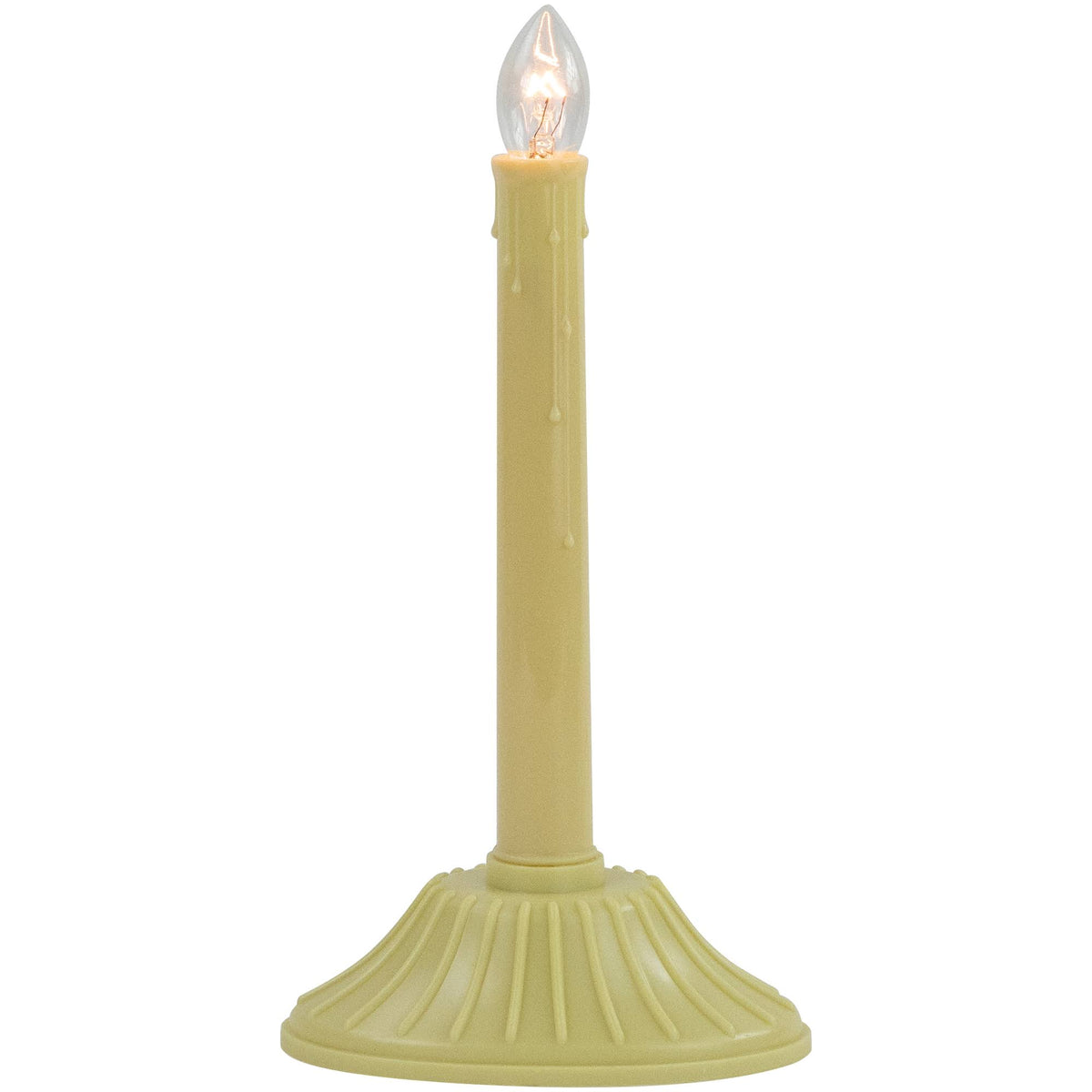 Ivory Single Light Christmas Candolier Candle Lamp - 9.5 inch - Product image 1