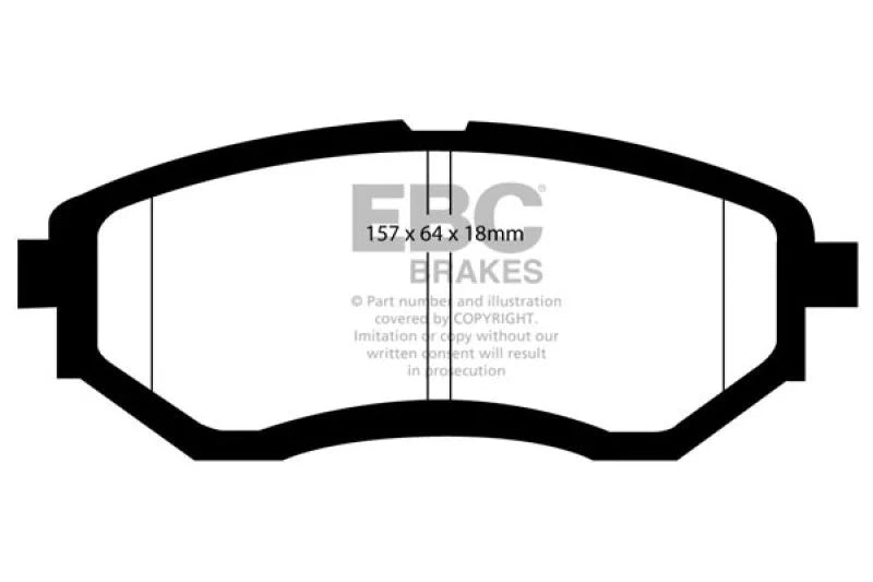 EBC - Front Yellowstuff Pad PN DP41583R
