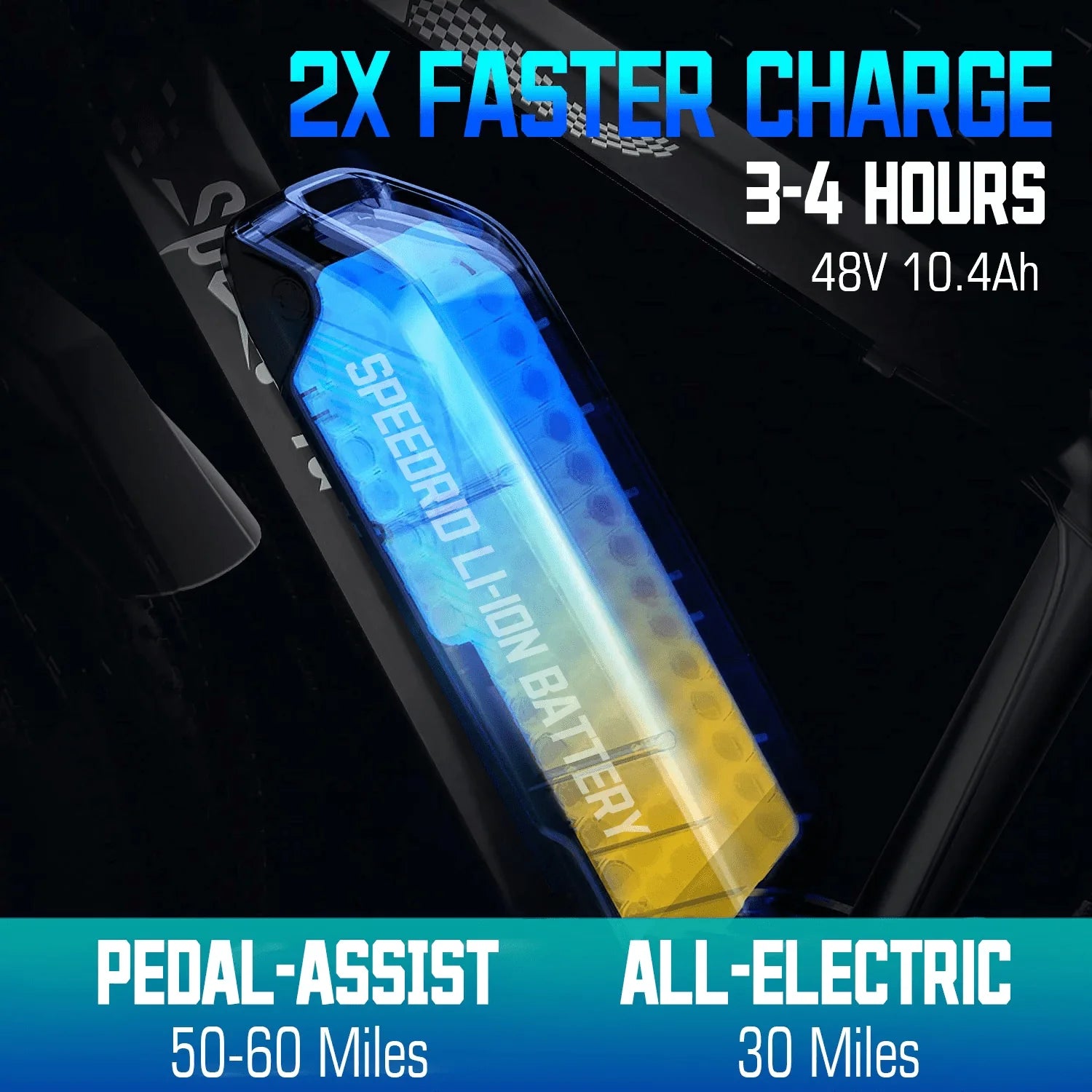 Funcid Electric Bike, 26" 4.0 Fat Tire Electric Bike for Adults 500W Adult Electric Bicycles Electric - Product image 4