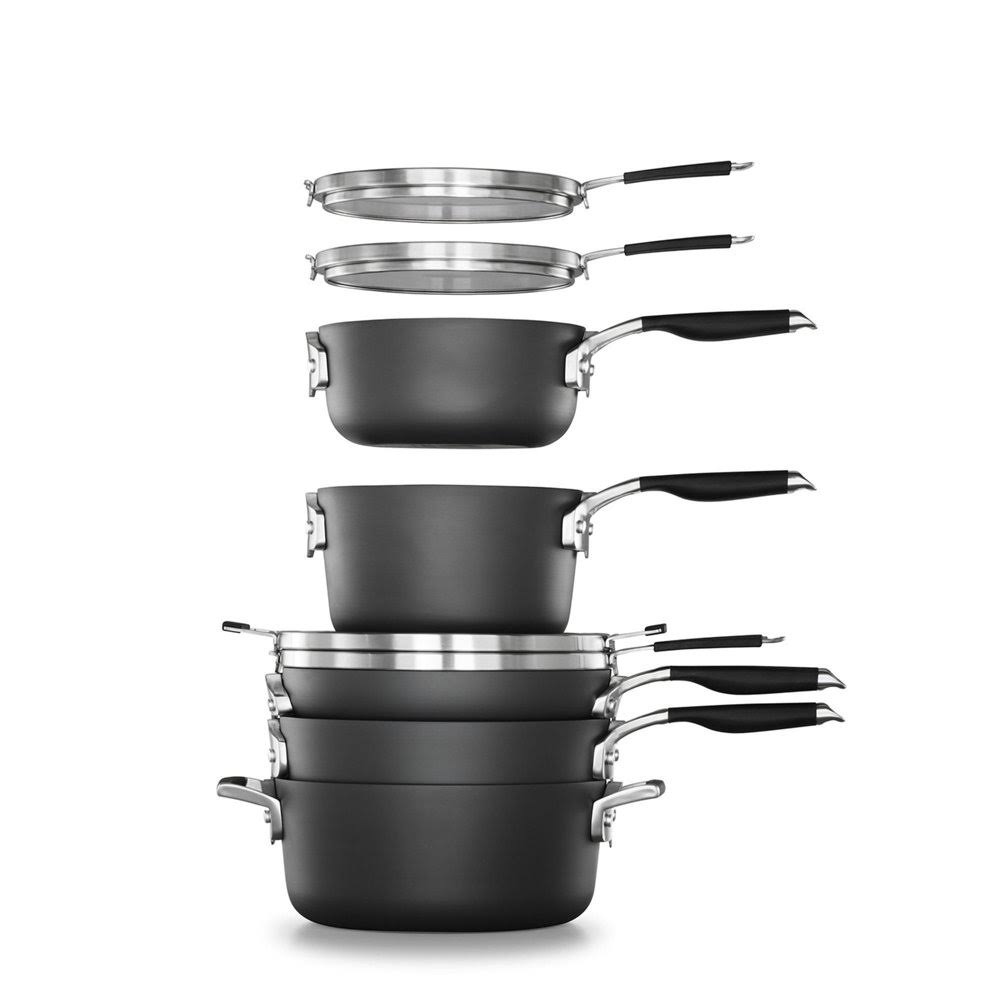 Select by Calphalon Space-Saving AquaShield Nonstick 14-Piece Cookware Set - Product image 1