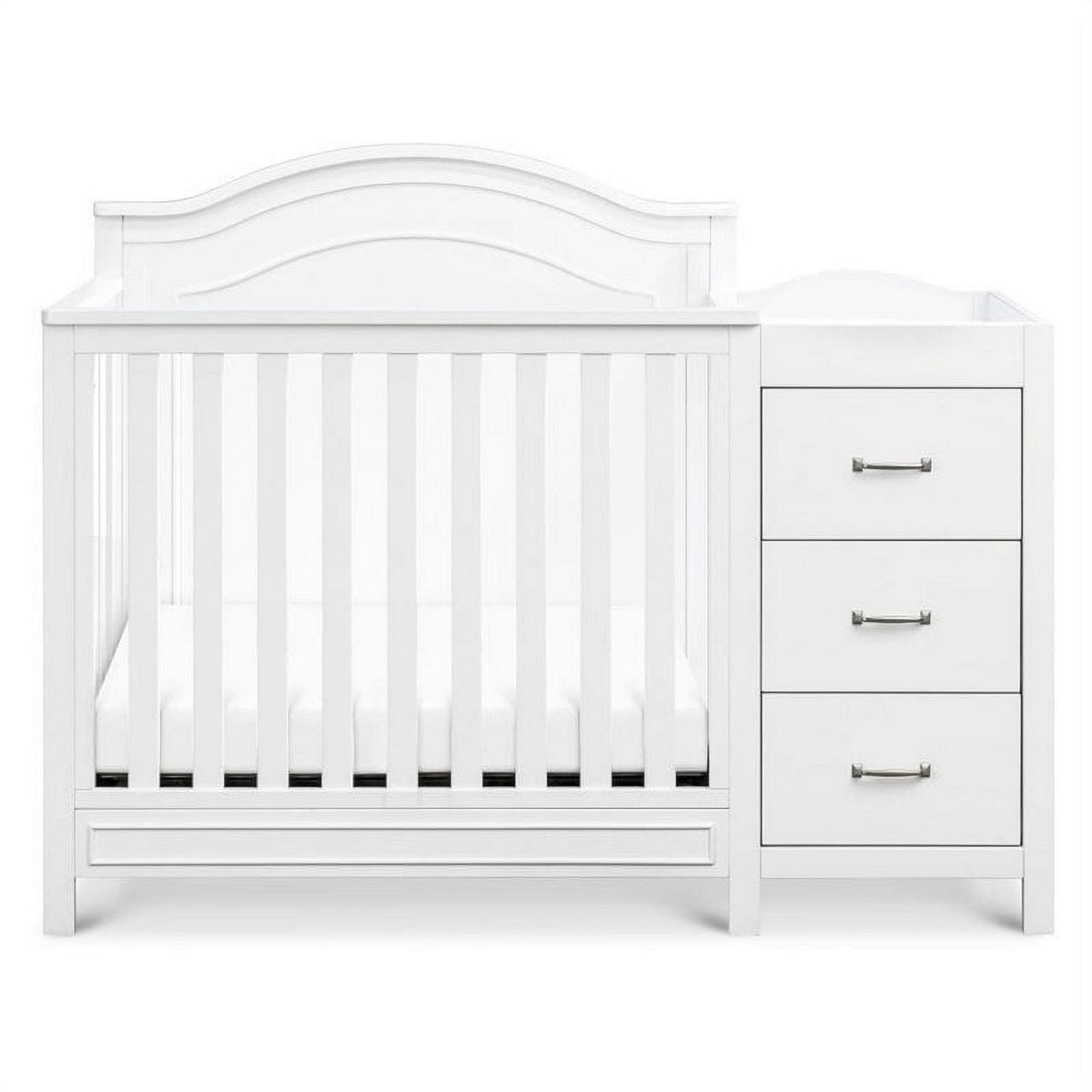 Davinci Charlie 4 - in - 1 Convertible Mini Crib & Changer in White - Product image 2