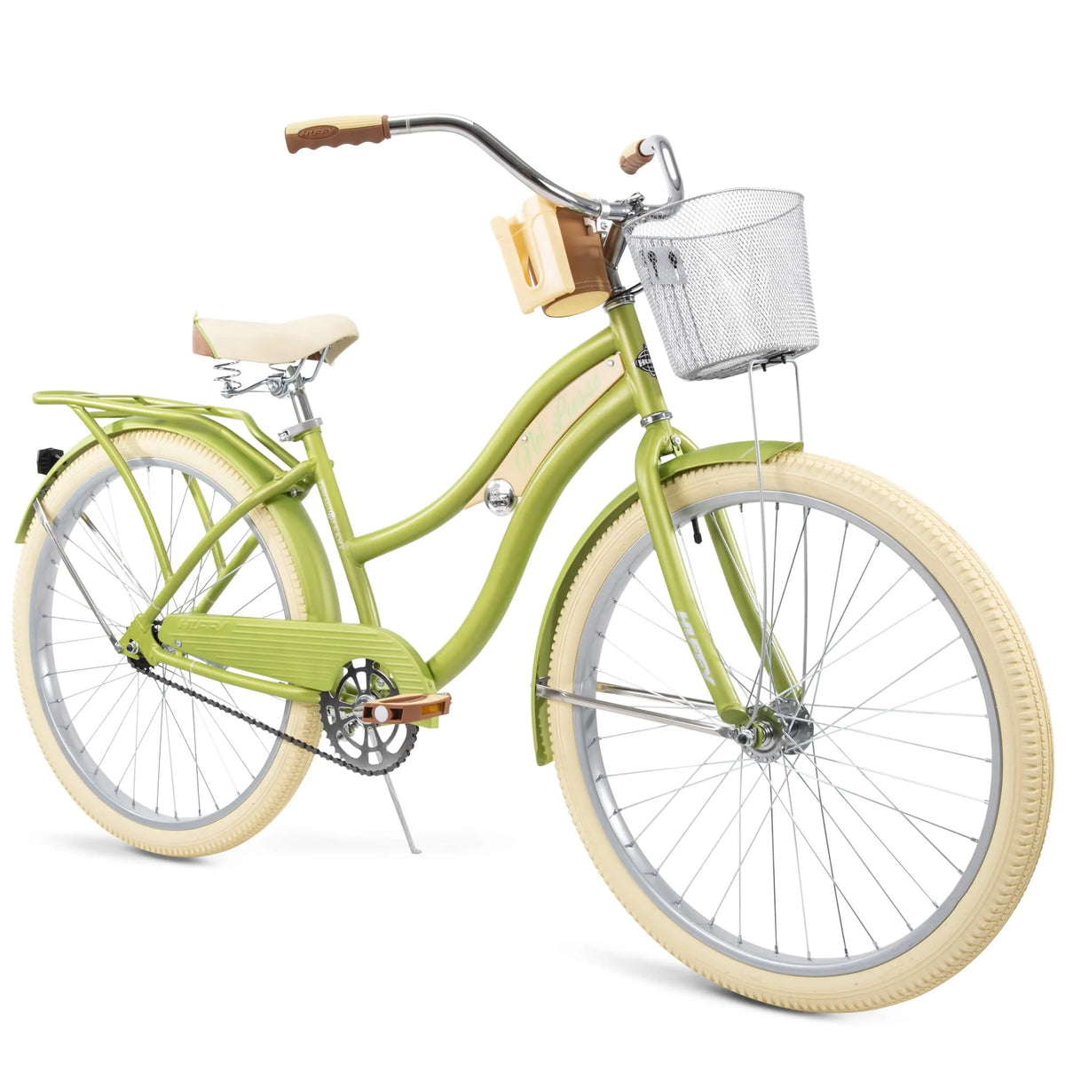 Huffy, Nel Lusso Classic Cruiser Bike with Perfect Fit Frame, Women'S, Green, 26" - Product image 1