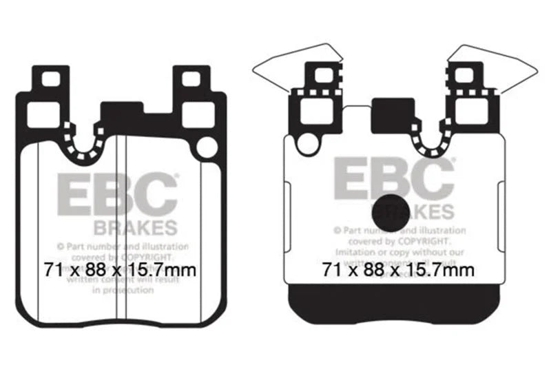 EBC - Rear Bluestuff Pad PN DP52133NDX