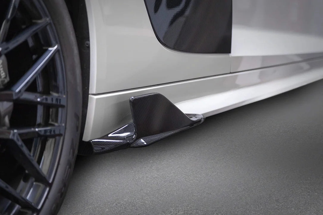 Audi R8 V10 PLUS (2015 ) - Carbon Side Fins (Matte)
