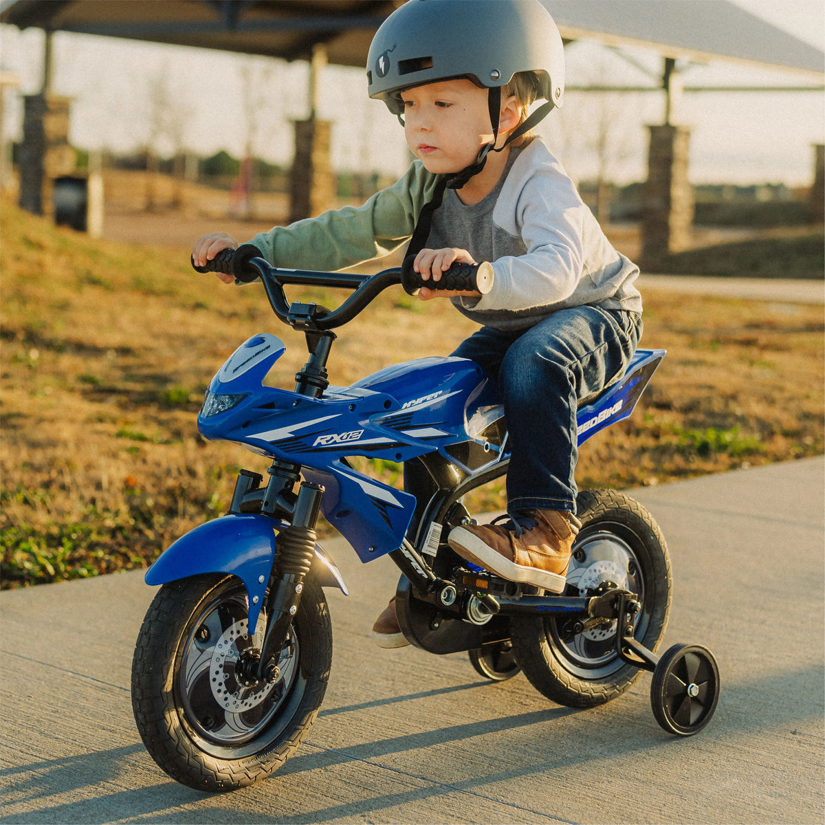 12" Hyper Speed Bike, Childs Bicycle; Kids Ages 2 - 4 Years Old, Blue, Character Group: Speed - Product image 8