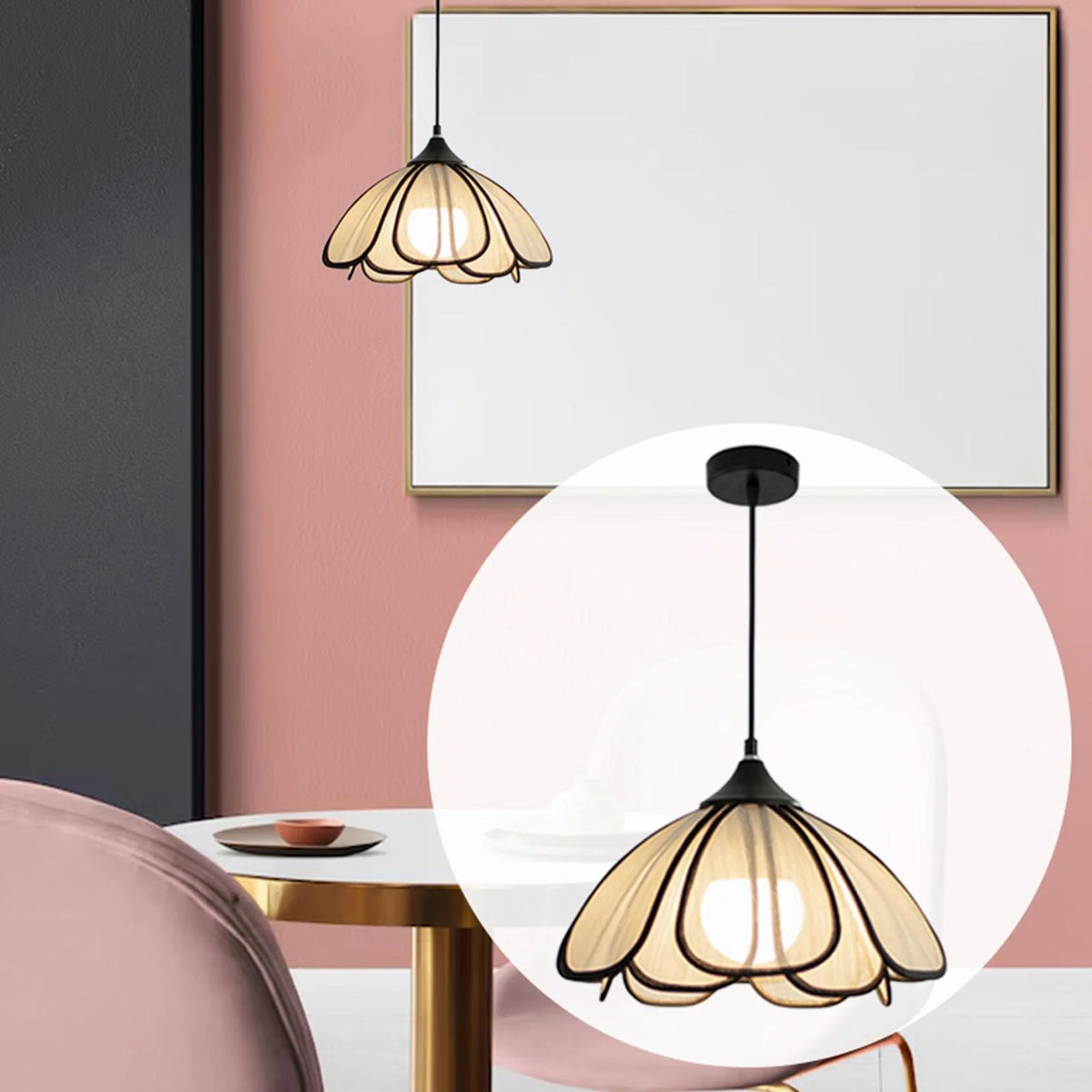 Gazechimp Boho Chandelier Droplight Hanging Light for Living Room Hallway Laundry Room Diameter 50cm - Product image 16
