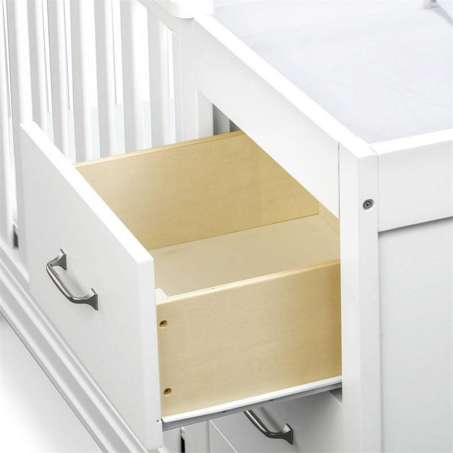 Davinci Charlie 4 - in - 1 Convertible Mini Crib & Changer in White - Product image 6