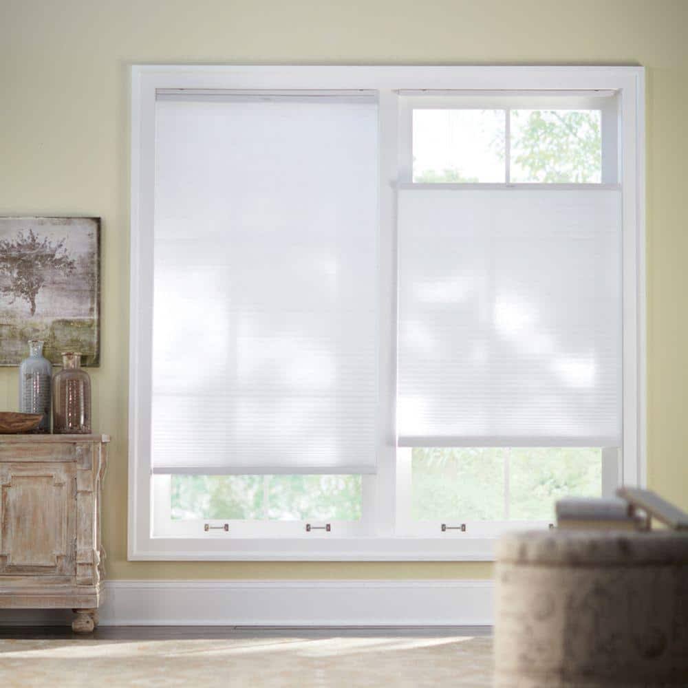 Home Decorators Collection Snow Drift Top Down Bottom Up Cordless Cellular Shade- 22.875 in. W x 48 in - Product image 1