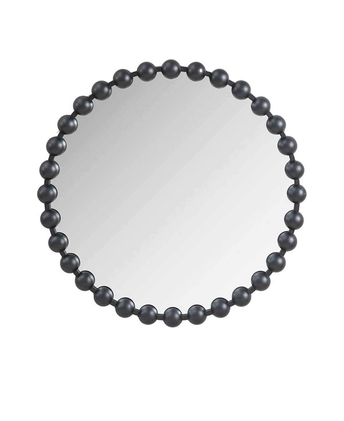 Madison Park Signature Marlowe Round Wall Mirror - Black - 27 in - Product image 1
