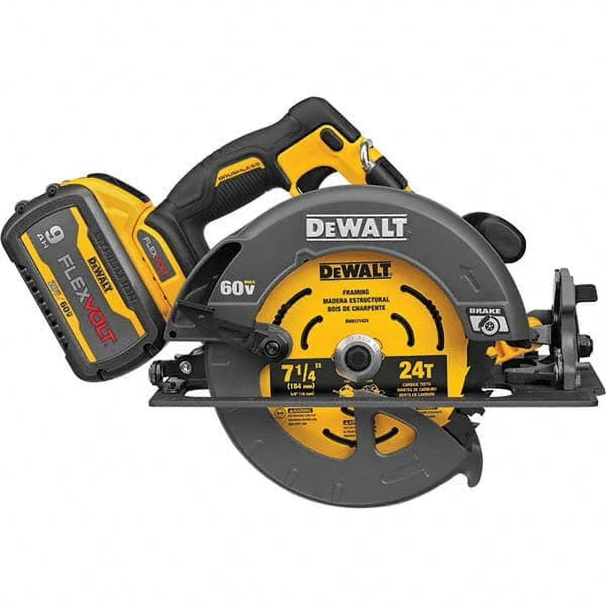 Dewalt FLEXVOLT 60 V 7 - 1/4 In. Cordless Brushless Circular Saw Kit (Battery & Charger) - Product image 1