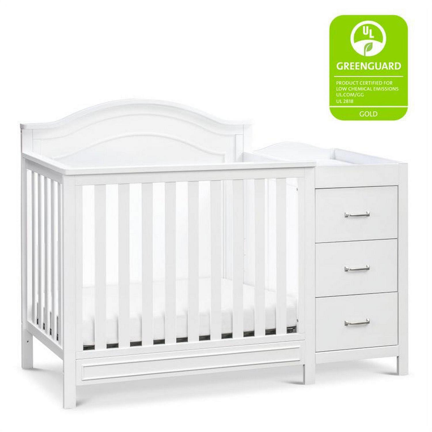 Davinci Charlie 4 - in - 1 Convertible Mini Crib & Changer in White - Product image 8