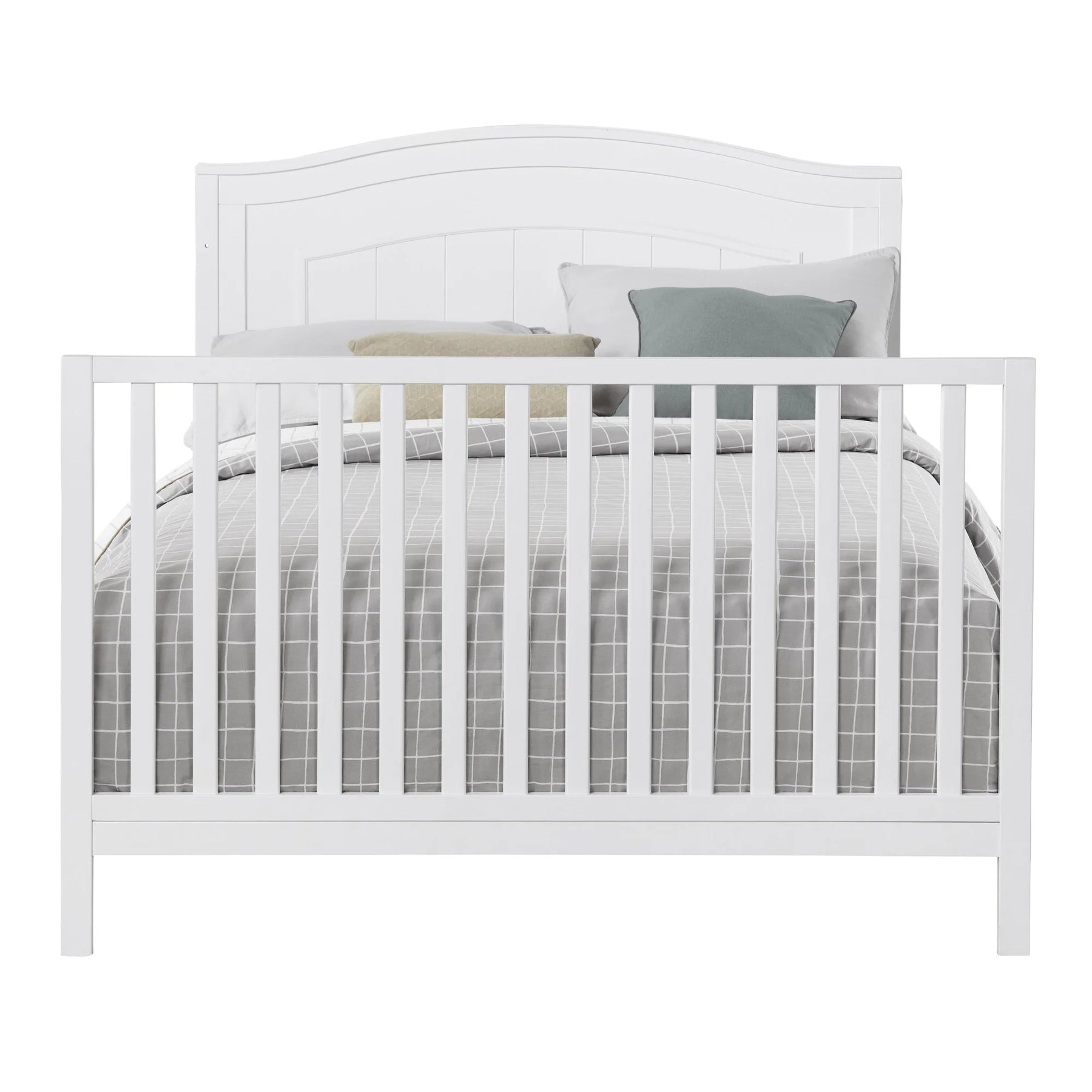 Oxford Baby North Bay 4 - in - 1 Convertible Crib, Snow White, GREENGUARD Gold Certified, Wooden Crib - Product image 2