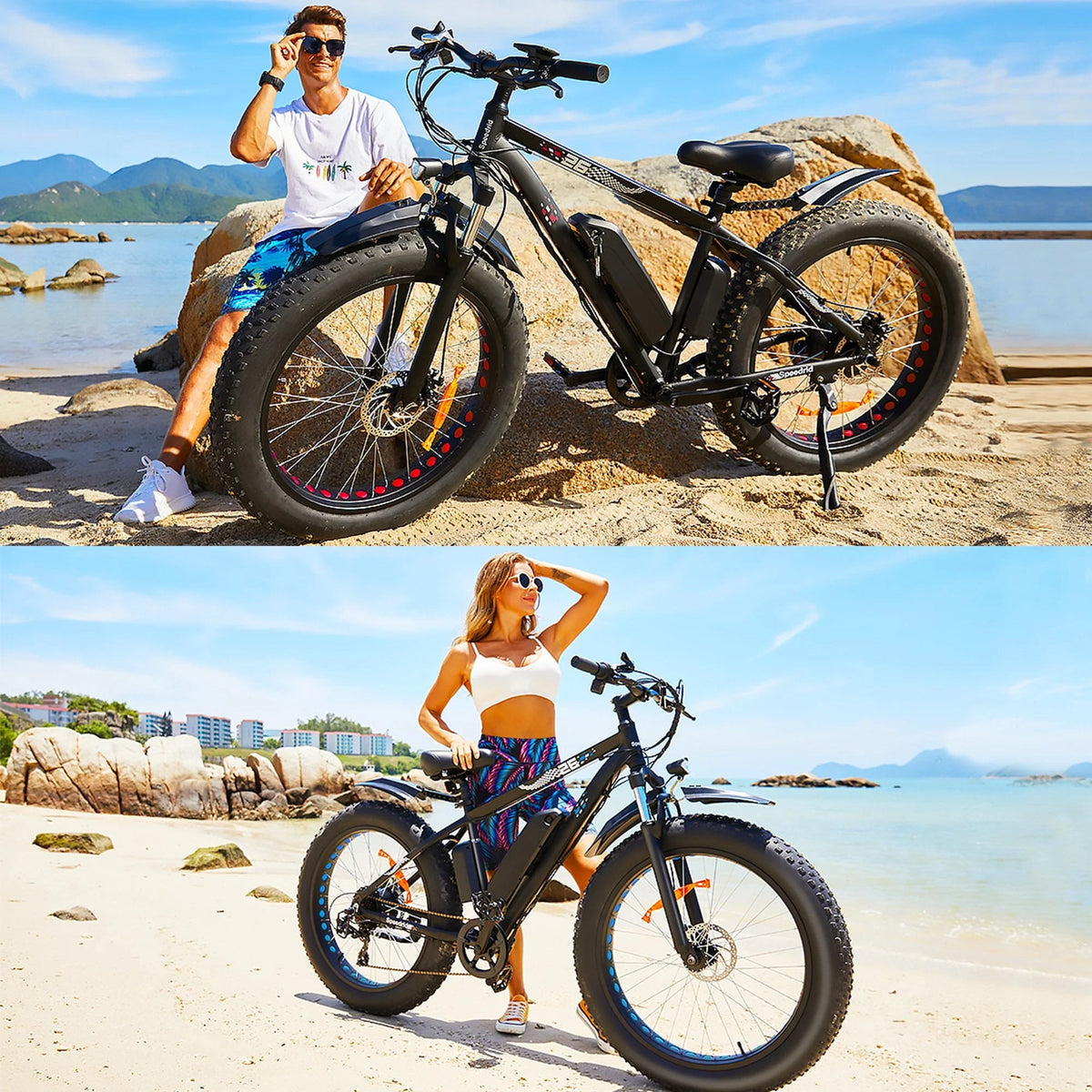 Funcid Electric Bike, 26" 4.0 Fat Tire Electric Bike for Adults 500W Adult Electric Bicycles Electric - Product image 2