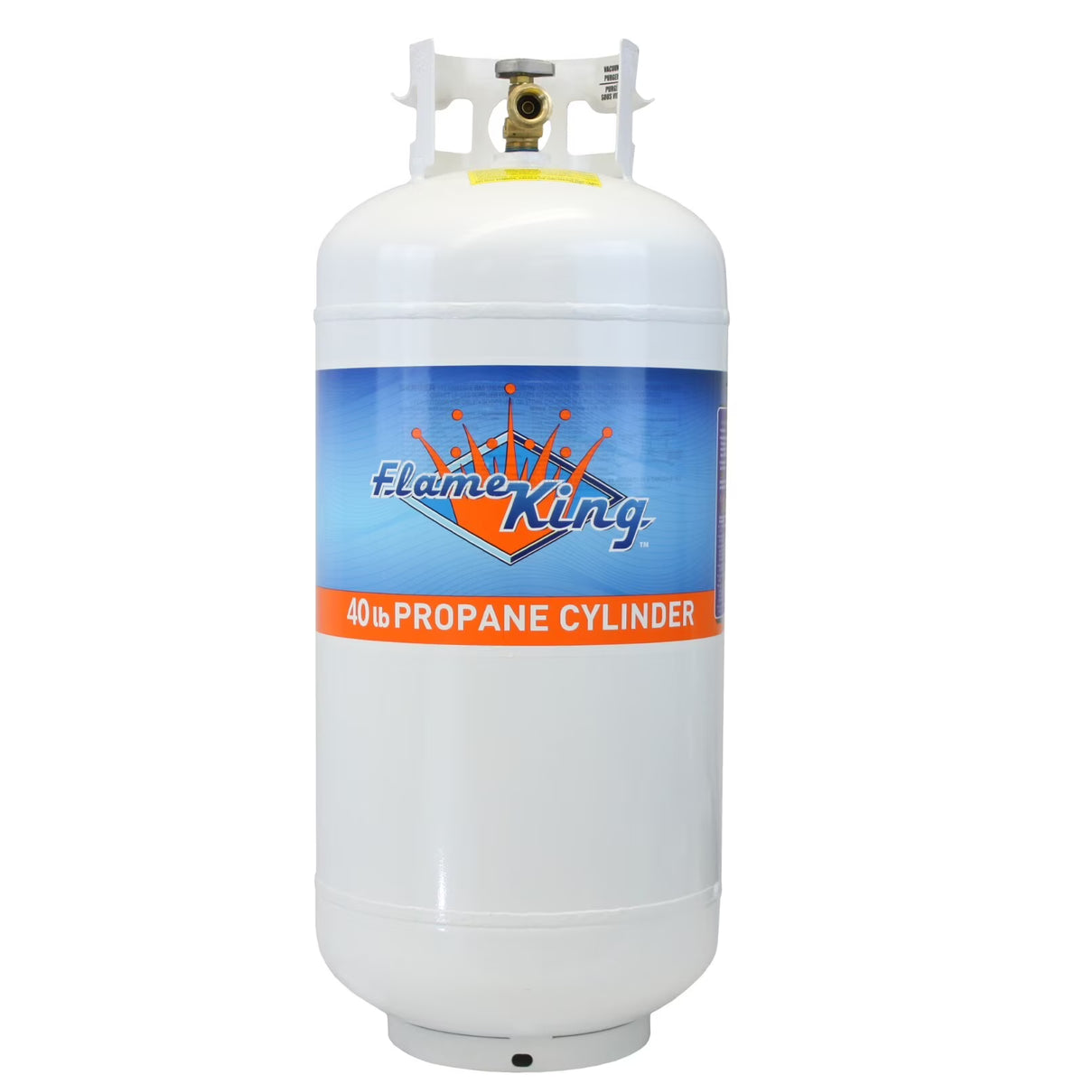 NEW 40 lb Pound Steel Propane Tank Refillable Cylinder with OPD Valve - Product image 1