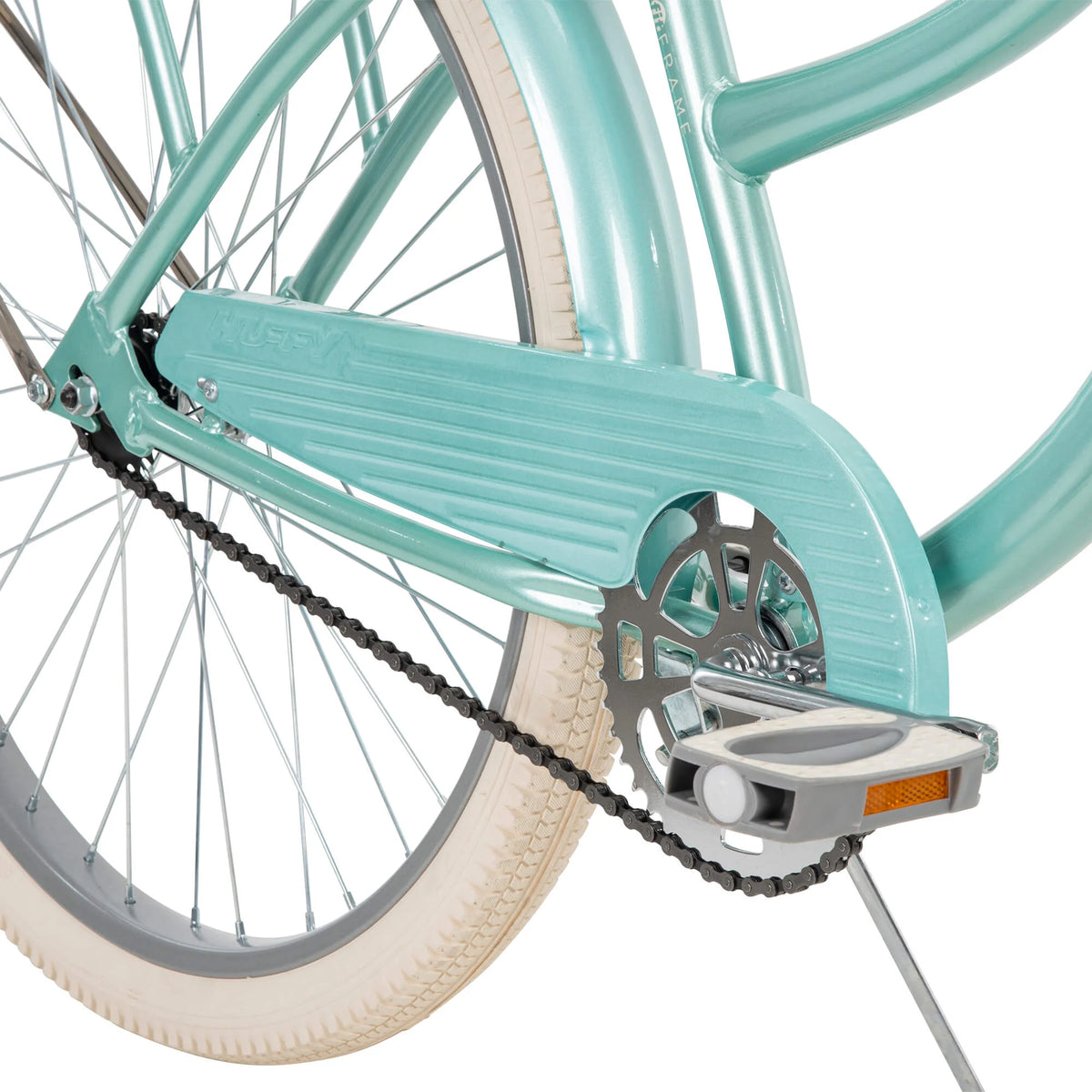 26 In. Nel Lusso Women'S Classic Beach Cruiser Bike, Mint Green - Product image 9