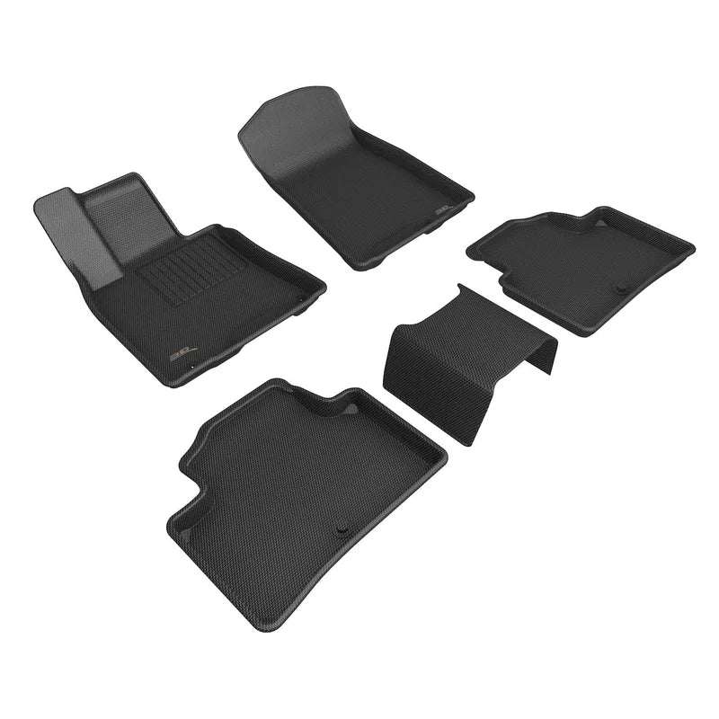 3D MAXpider L1GS01101509 - 22-23 Genesis GV70 Kagu Floor Mat- Black R1 R2